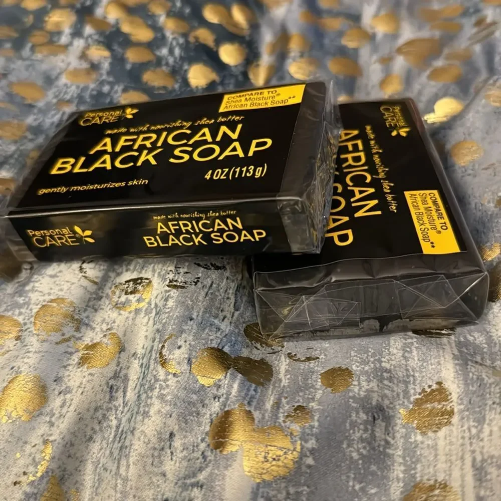 African Black Soap made with Nourishing Shea Butter BUNDLE LOT Fresh sealed